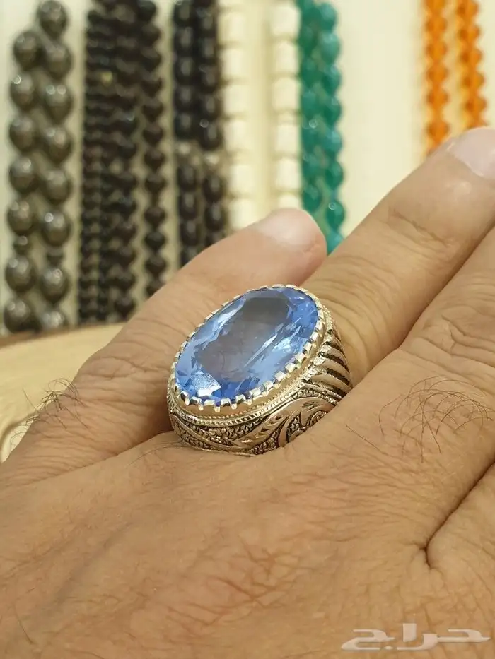 خاتم توباز لندني صياغة الشريف 1