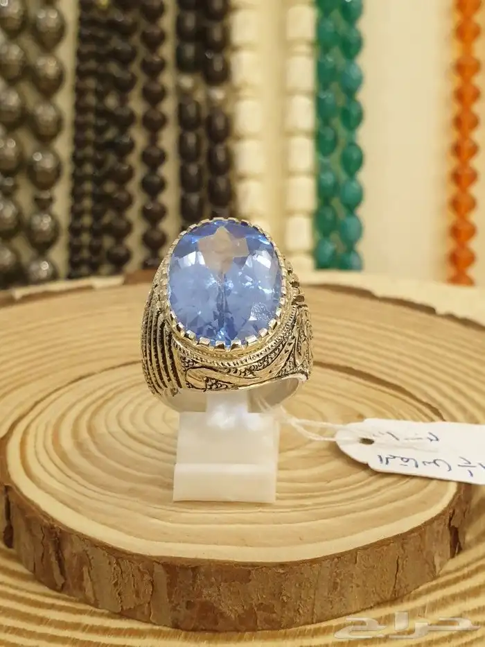 خاتم توباز لندني صياغة الشريف 5