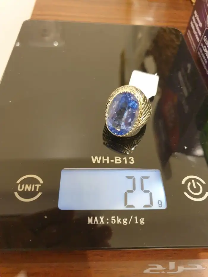 خاتم توباز لندني صياغة الشريف 10