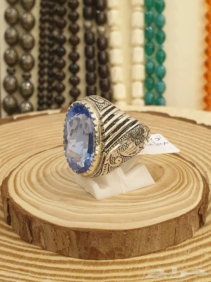 خاتم توباز لندني صياغة الشريف 2