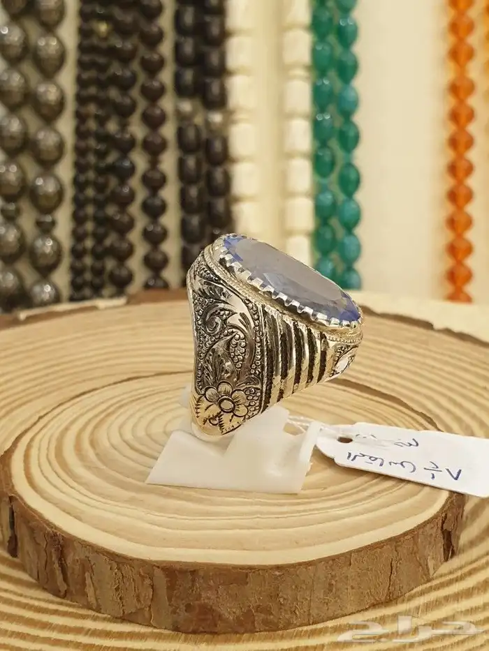 خاتم توباز لندني صياغة الشريف 3