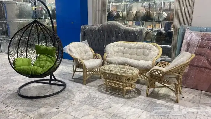 جلسات خيزران كراسي وطاولات 3