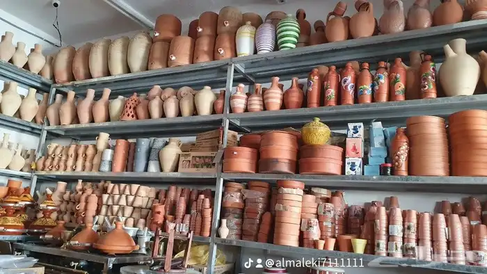فخاريات كاسات فخار شاي قدور ازيار مراكن شجر حوض زراعي 16