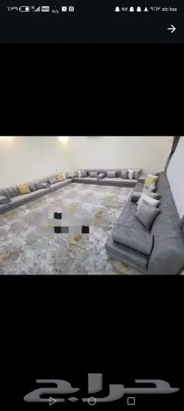 تفصيل كنب وستائر وجلسات ارضيه حسب وتنجيد جميع المديلات 4