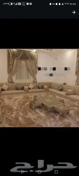 تفصيل كنب وستائر وجلسات ارضيه حسب وتنجيد جميع المديلات 8