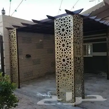 مضلا   سواتر  برجولات  عشب   بديل خشب   تنسبق حدايق 4