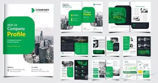 تصميم بروفايل احترافي للشركات و المؤسسات 6