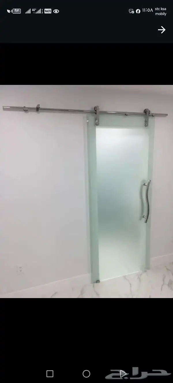 زجاج سكريت  واجهات محلات  شور قاطع زجاج ابواب زجاج غرف زجاجي 6