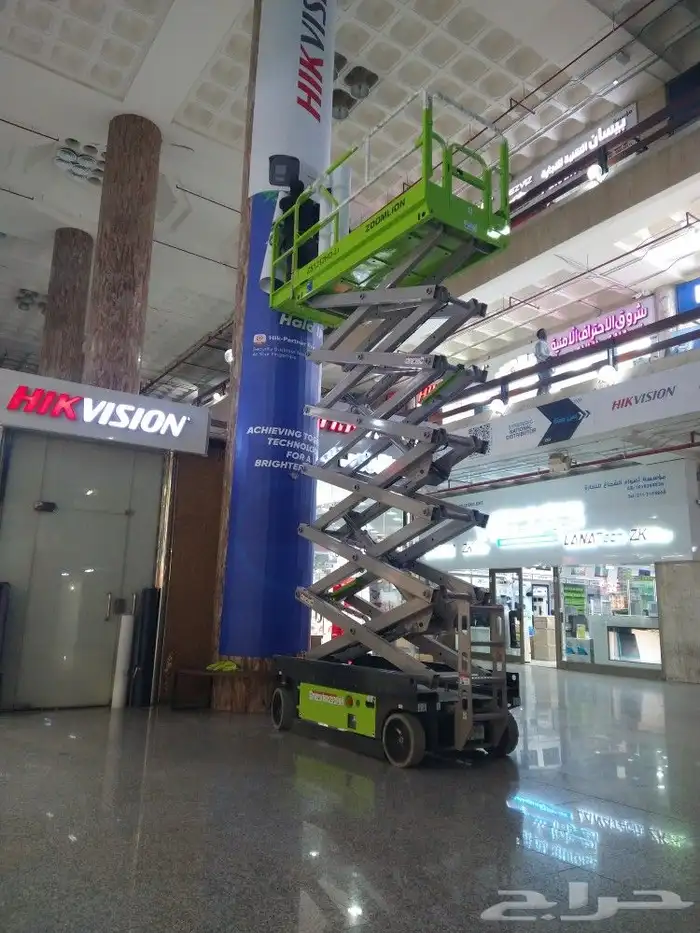 سيزر لفت للايجار سيزرلفت 12متر للايجار scissor lift for rent 0