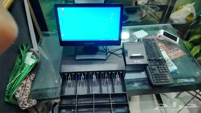 جهاز كاشير وبرنامج حسابات كاشير جديد كاشير مستخدم كاشير مطعم 0