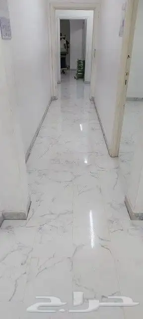 عرض خاص بديل رخام للأرضيات اللون ابيض رخامي مقاس القطعة 60 2
