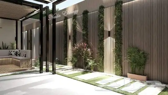 تصميم حدائق منزلية بجلسات خارجية مميزة 7