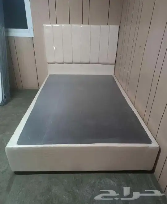 سرير خشب نفر ونص جديد مقاس 120 190 عرض خاااص 0