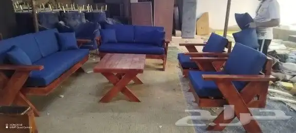 جلسات الخارجي خشب 7اشخاص يوجدتفصيل على حسب طلب رقم 5