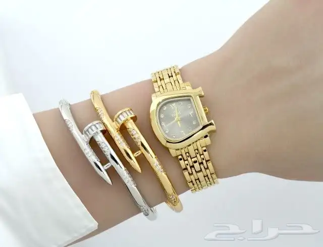 NEW EVERD جديد طقم نسائي ايفرد ساعة نسائي ماركة ايفرد الاصل 0