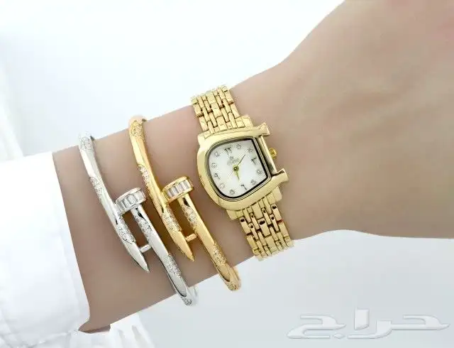 NEW EVERD جديد طقم نسائي ايفرد ساعة نسائي ماركة ايفرد الاصل 4