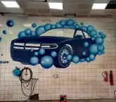 رسم مغاسل السيارات والروضات والمطاعم 4