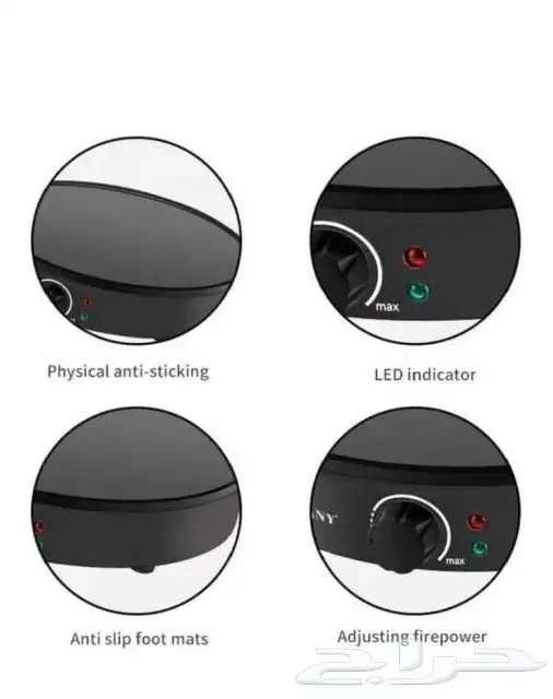 دينيكس آلة صنع الفطائر والكريب والبان كيك 2