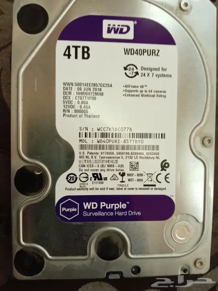 هادسك 4 تيرا و3 تيرا و2تيرا وواحد تيرا نظيفه. 0