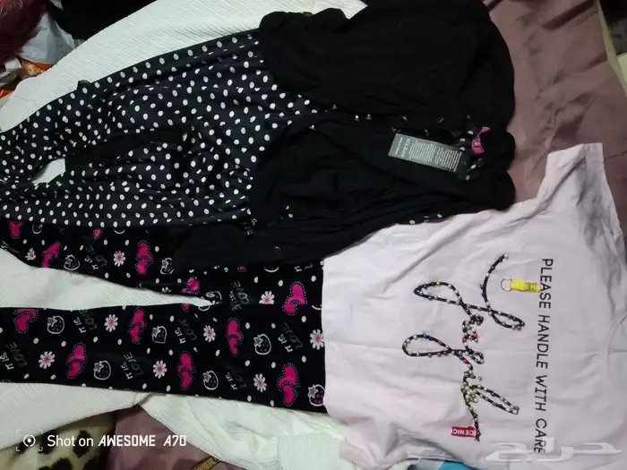 ملابس صيفيه جديدة غير مستعمل ينلبس مقاس s وm 1