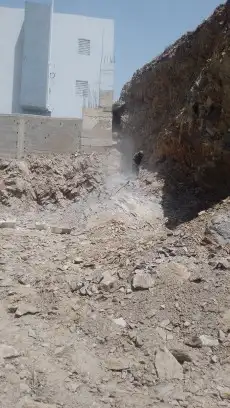 تخريم صخور تمسير صخور قص اراضي حفر خزانت تلبيس حجر 3