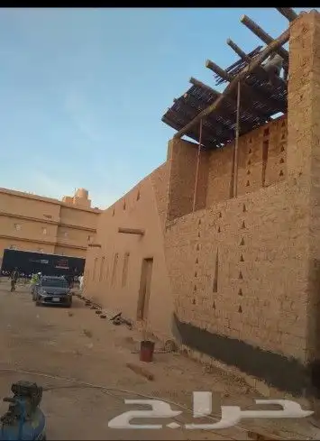 المقولات تراثية وترميم البيوت الطين القديم والسقوف باالخشب و 6