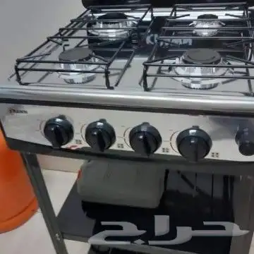موقد غاز 4 شعلات كراون مع حامل KW-38041 بوتوجاز 4 شعلة 4