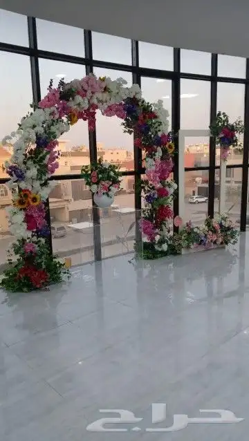 محل حفلات تنسيق كوش مداخل قهويين سبابين 2