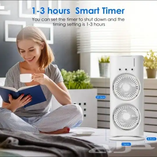 مروحة رذاذ مزدوجة قابلة لاعادة الشحن 5