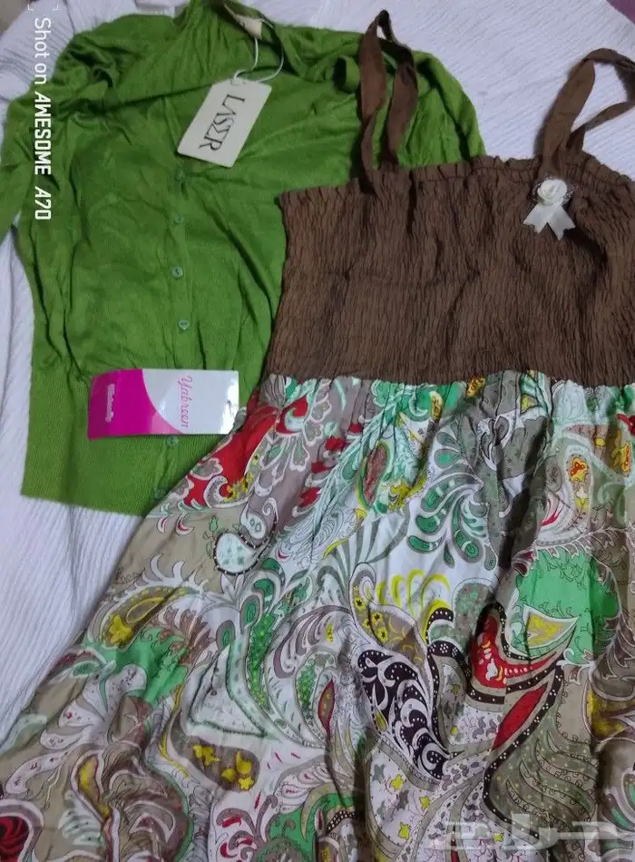 ملابس صيفيه جديدة غير مستعمل ينلبس مقاس s وm 7