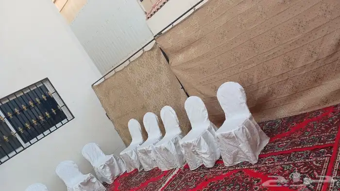 تأجير للحفلات والمناسبات كراسي وطاولات سماعات استقبالات 1