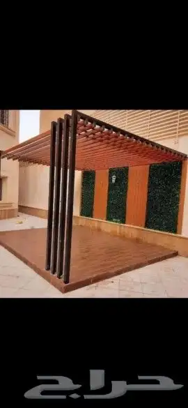 تلبيس قماش بيت شار مشب نار مظلات سواتر 3