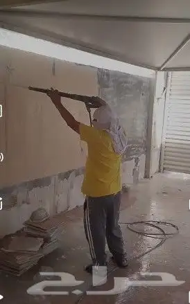 مكينة غسيل الواجهات الحجر وإزالة الصبغ القديم بالماء الحار 0