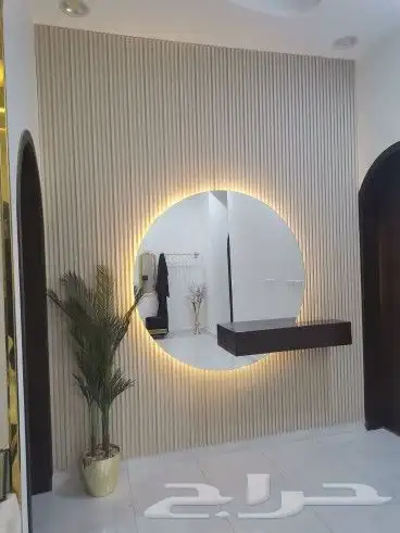 مرايا مدخل استقبال رفوف واجهات شاشات 3
