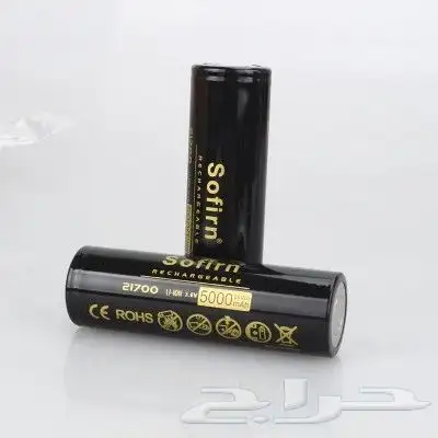 بطاريات ليثيوم اصلي 18650 3000 و 5000 21700 mAh و 800mAh 3