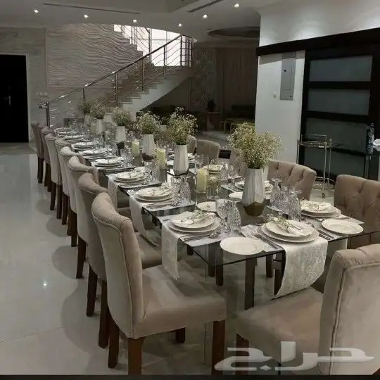 تأجير طاولات طعام بكجات مداخل استقبال كوشه زفاف كنب الرياض 1