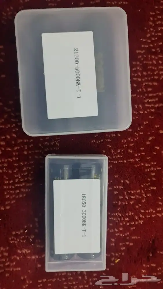 بطاريات ليثيوم اصلي 18650 3000 و 5000 21700 mAh و 800mAh 7