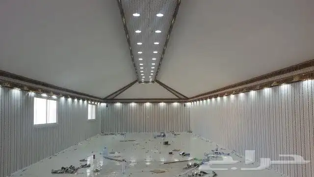 تلبيس قماش بيت شار مشب نار مظلات سواتر 6