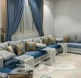 تفصيل كنب ارضي ومغربي وكلاسيكي ومساند وتنجيد 13