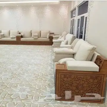 تفصيل كنب ارضي ومغربي وكلاسيكي ومساند وتنجيد 9