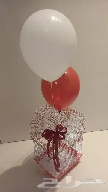 مفاجأت وهدايا اقفاص مزينه بالورود . بط . سمك . طيور 11