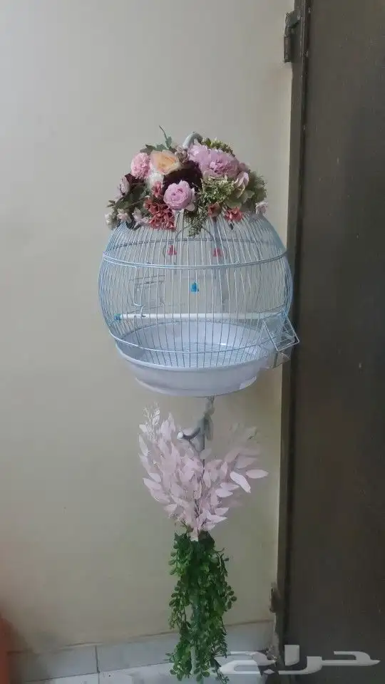 مفاجأت وهدايا اقفاص مزينه بالورود . بط . سمك . طيور 15