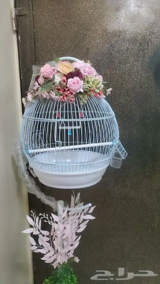 مفاجأت وهدايا اقفاص مزينه بالورود . بط . سمك . طيور 14