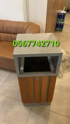 سلات نفايات خشبية 9