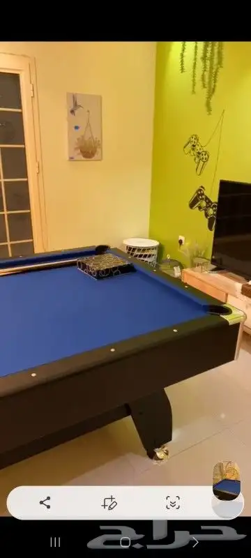 بلياردو خشب 7 و 8 و 9 قدم جديد بلكرتون جودة ممتازة 6