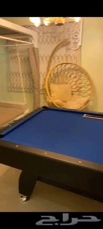 بلياردو خشب 7 و 8 و 9 قدم جديد بلكرتون جودة ممتازة 4