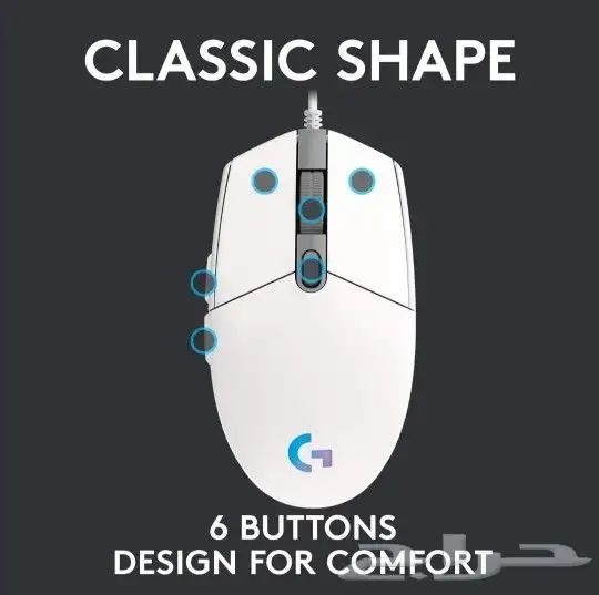 ماوس لوجيتك g102 أصلي 6