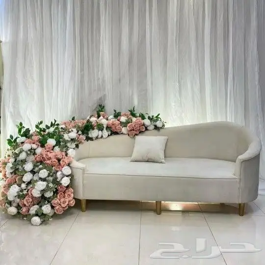 تأجير كنب كوشه مداخل استقبال بكجات زفاف طاولات طعام الرياض 6