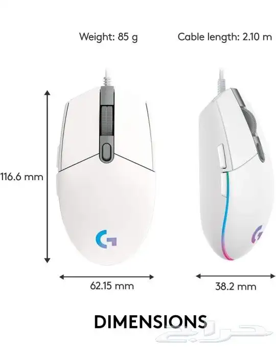 ماوس لوجيتك g102 أصلي 7