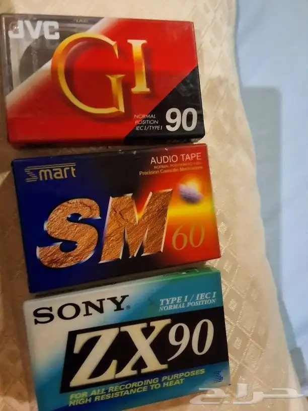 أشرطة كاسيت جديده بالتغليف 0